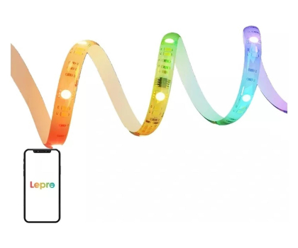 Inteligentne oświetlenie Lepro Taśma LED smart SW1-6 RGB 6m